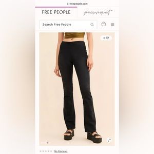Free People Jenny Mid Rise Bootcut Jean Black Size 28 NWT
